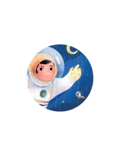 Djeco Puzzle 36 pièces Un astronaute dans la lune -