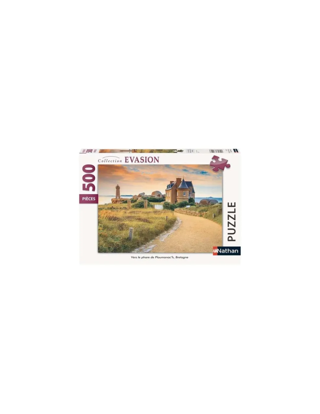 Nathan Puzzle 500 pièces vers le phare de Ploumanac'h - Clearance