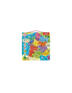 Janod Puzzle carte de France magnétique - Outlet