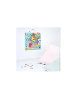 Janod Puzzle carte de France magnétique - Outlet