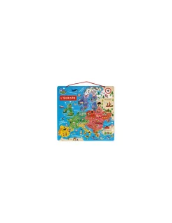 Janod Puzzle carte d'Europe magnétique - New