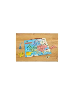 Janod Puzzle carte d'Europe magnétique - New