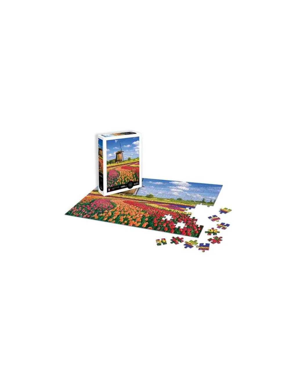 Sentosphere Puzzle Champs de tulipes en Hollande 1000 pièces - Sentosphère