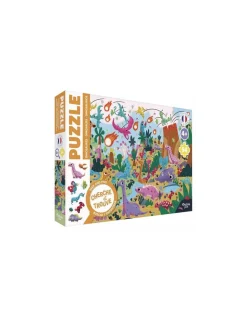 Auzou Puzzle cherche et trouve Les dinosaures - New