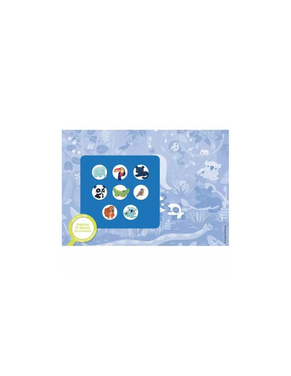 Auzou Puzzle cherche et trouve des tout petits animaux - New