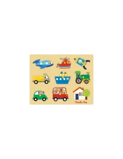 Moulin Roty Puzzle des transports Les Popipop - Hot