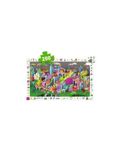 Djeco Puzzle d'observation Crazy Town 200 pièces - Sale