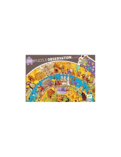 Djeco Puzzle d'observation Histoire et livret - Clearance
