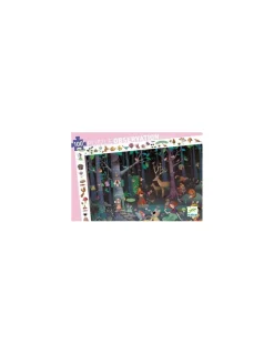 Djeco Puzzle d'observation la forêt enchantée - Discount