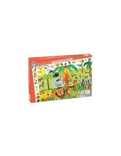 Djeco Puzzle d'observation La jungle - Hot