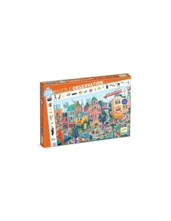 Djeco Puzzle d'observation La ville 200 pièces - Outlet