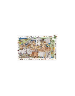 Djeco Puzzle d'observation Le chateau fort - Clearance