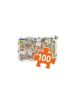 Djeco Puzzle d'observation Le chateau fort - Clearance