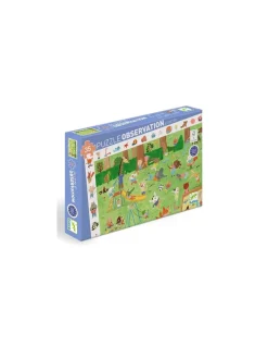 Djeco Puzzle d'observation Le square des petits amis - Outlet