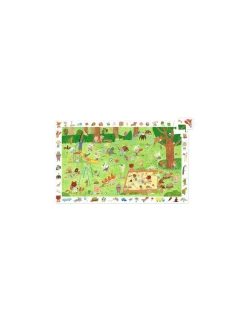 Djeco Puzzle d'observation Le square des petits amis - Outlet