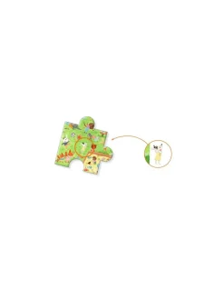 Djeco Puzzle d'observation Le square des petits amis - Outlet