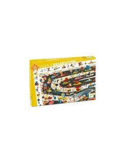 Djeco Puzzle d'observation rallye automobile - New
