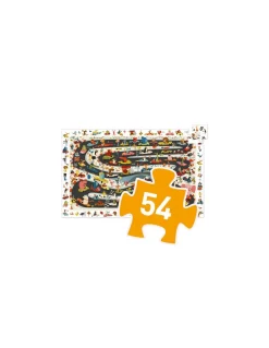 Djeco Puzzle d'observation rallye automobile - New