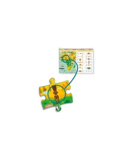 Djeco Puzzle d'observation Tour du monde 200 pièces - Discount
