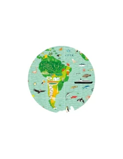 Djeco Puzzle d'observation Tour du monde 200 pièces - Discount
