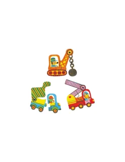 Djeco Puzzle duo articulo véhicules - Best