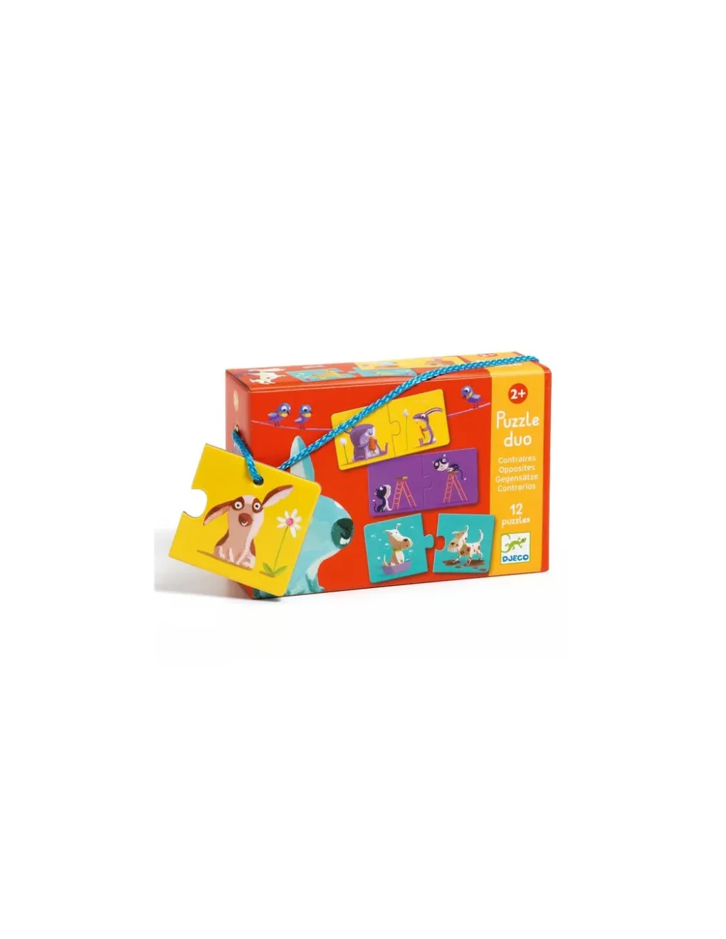 Djeco Puzzle duo contraires - New