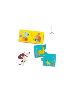 Djeco Puzzle duo contraires - New