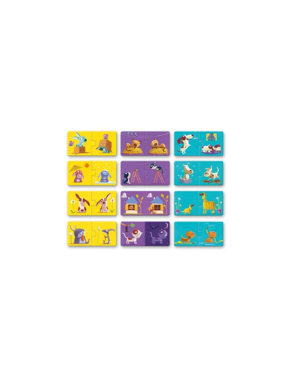 Djeco Puzzle duo contraires - New