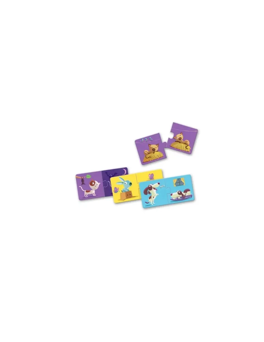 Djeco Puzzle duo contraires - New