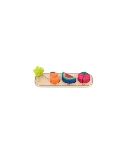 Vilac Puzzle encastrement 1,2,3 et 4 fruits Andy Westface - Outlet