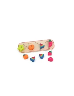 Vilac Puzzle encastrement 1,2,3 et 4 fruits Andy Westface - Outlet