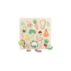 Vilac Puzzle Encastrement boutons bois légumes Sarah Betz - Hot