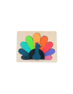 Vilac Puzzle encastrement en volume paon Andy Westface - Best