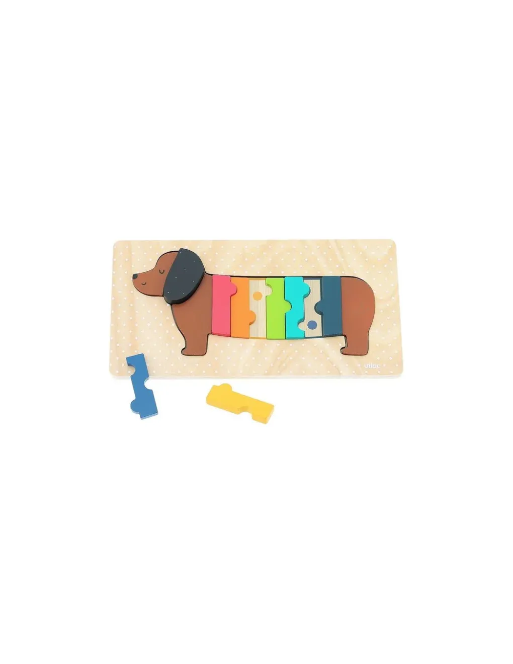 Vilac Puzzle encastrement en volume chien Andy Westface -