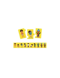 Djeco Puzzle frise je m'habille - Sale