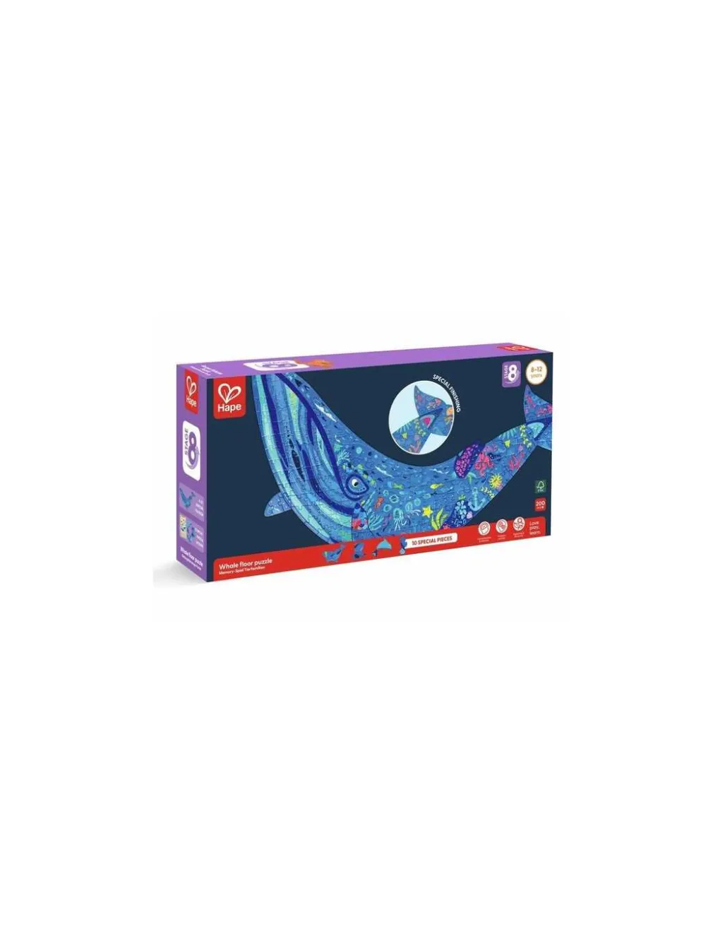 Hape Toys Puzzle géant Baleine 200 pièces - Hape Online