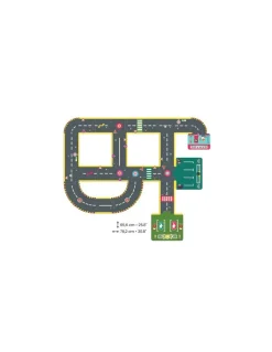 Djeco Puzzle géant circuit city - Clearance