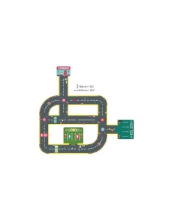 Djeco Puzzle géant circuit city - Clearance
