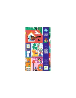 Djeco Puzzle géant La maison p'tits copains - Clearance