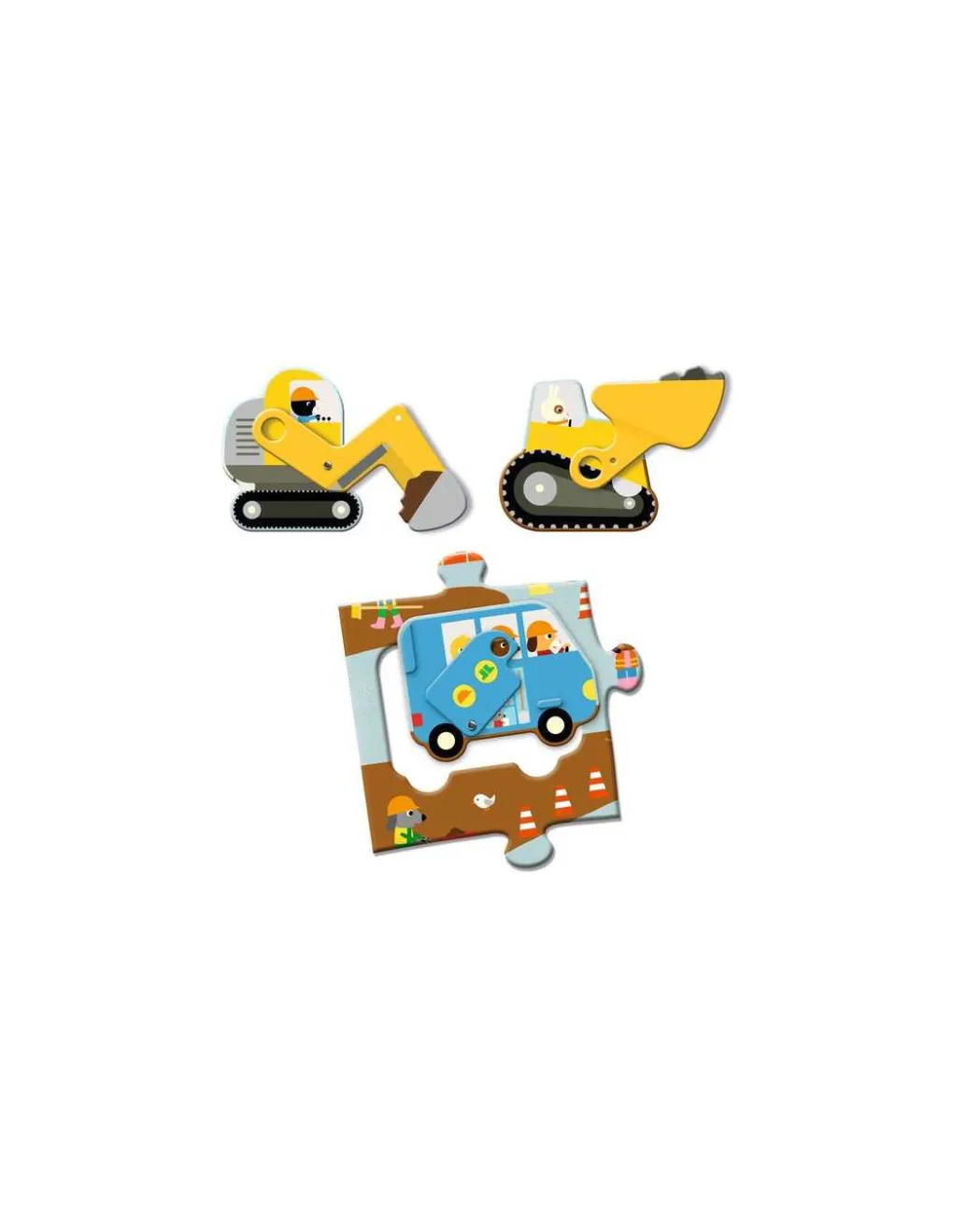 Djeco Puzzle géant Le Chantier - Best