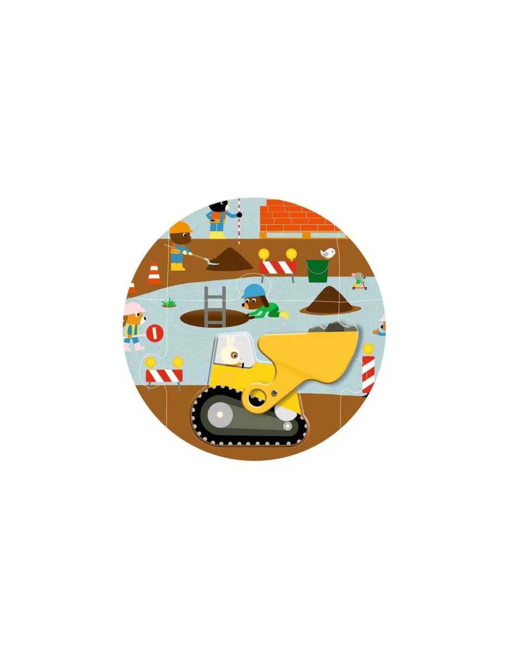 Djeco Puzzle géant Le Chantier - Best