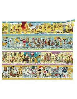 Vilac Puzzle grande frise historique 4 x 100 pcs - Best
