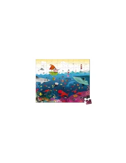 Janod Puzzle le monde sous marin 100 pièces - Discount
