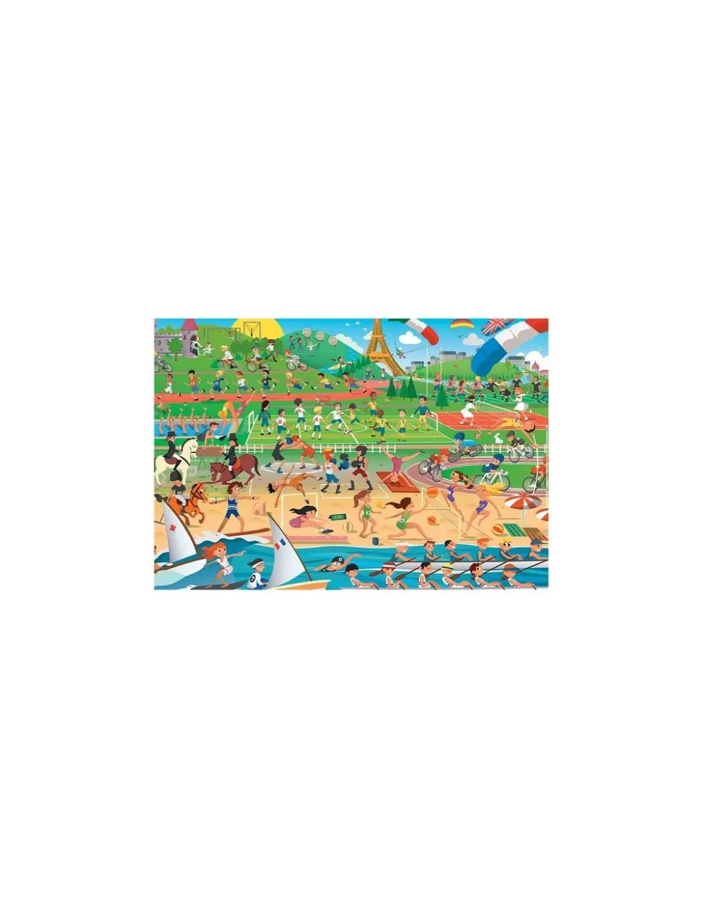 Sentosphere Puzzle Les sports d'été 200 pièces - Sentosphère