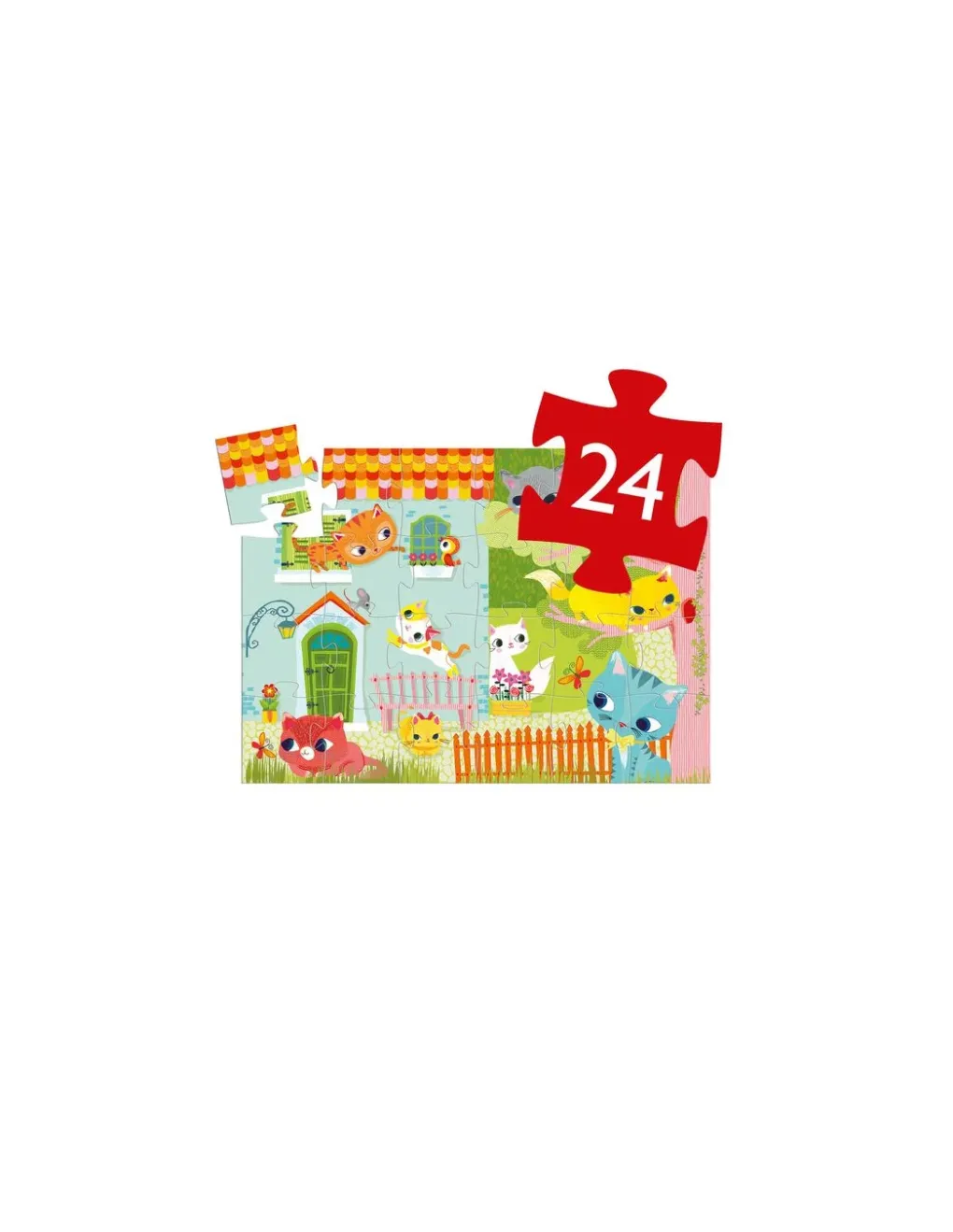 Djeco Puzzle Pachat et ses amis - Sale