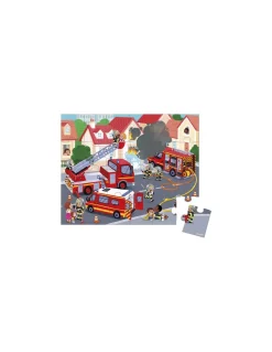 Janod Puzzle Pompiers 24 pièces - Best