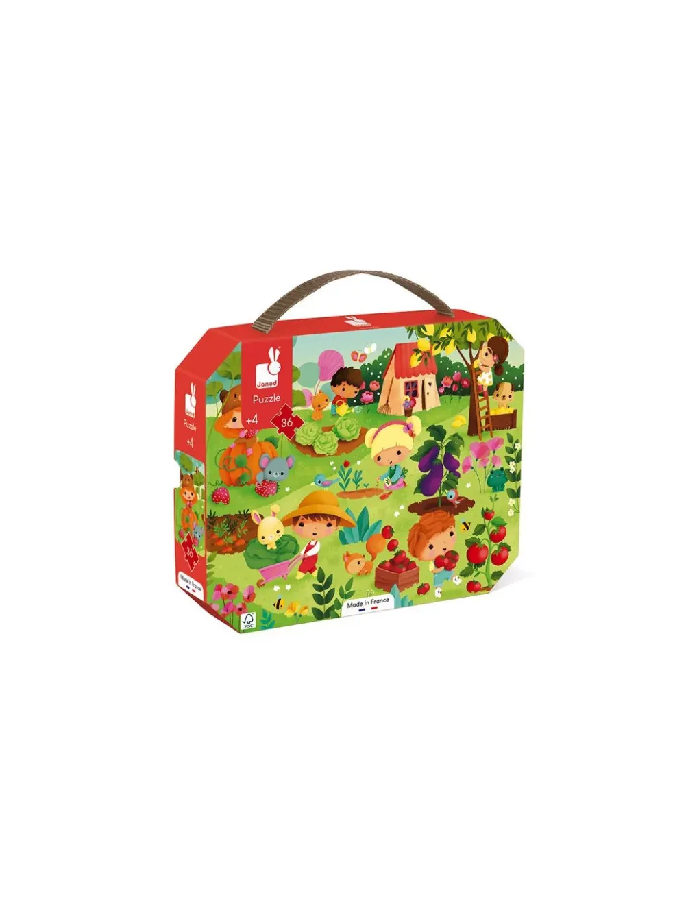 Janod Puzzle potager 36 pièces - Hot