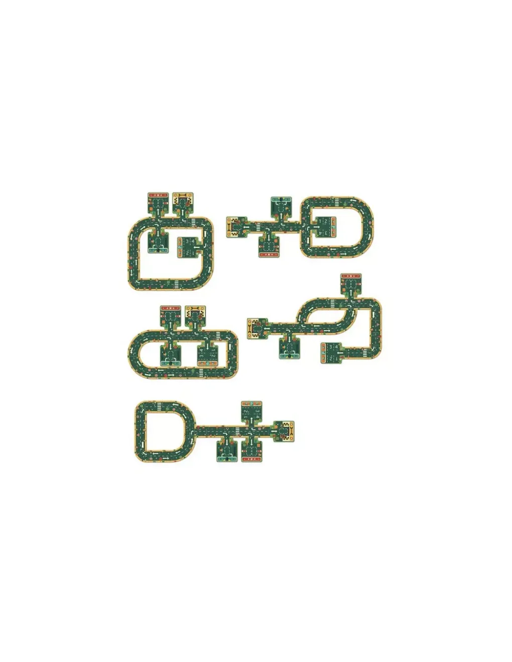 Djeco Puzzle routes Pop to play - Hot