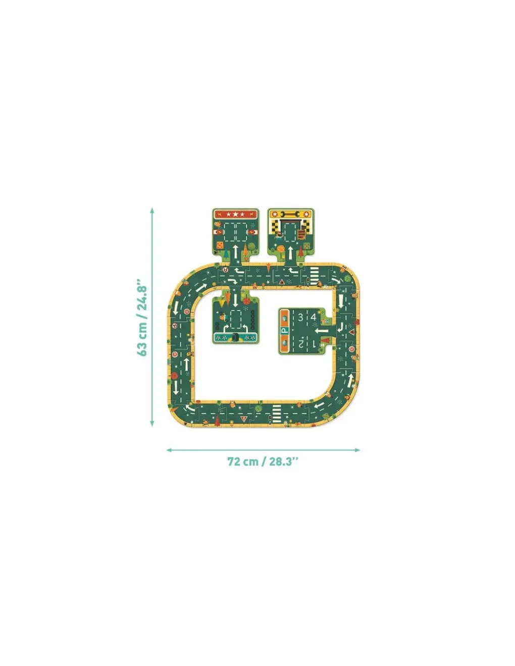 Djeco Puzzle routes Pop to play - Hot