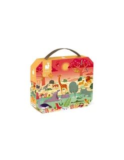 Janod Puzzle réserve animalière 54 pièces - Sale